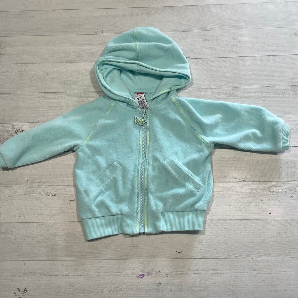 Gymboree 2001 terry cloth zip up sweatshirt size medium/4